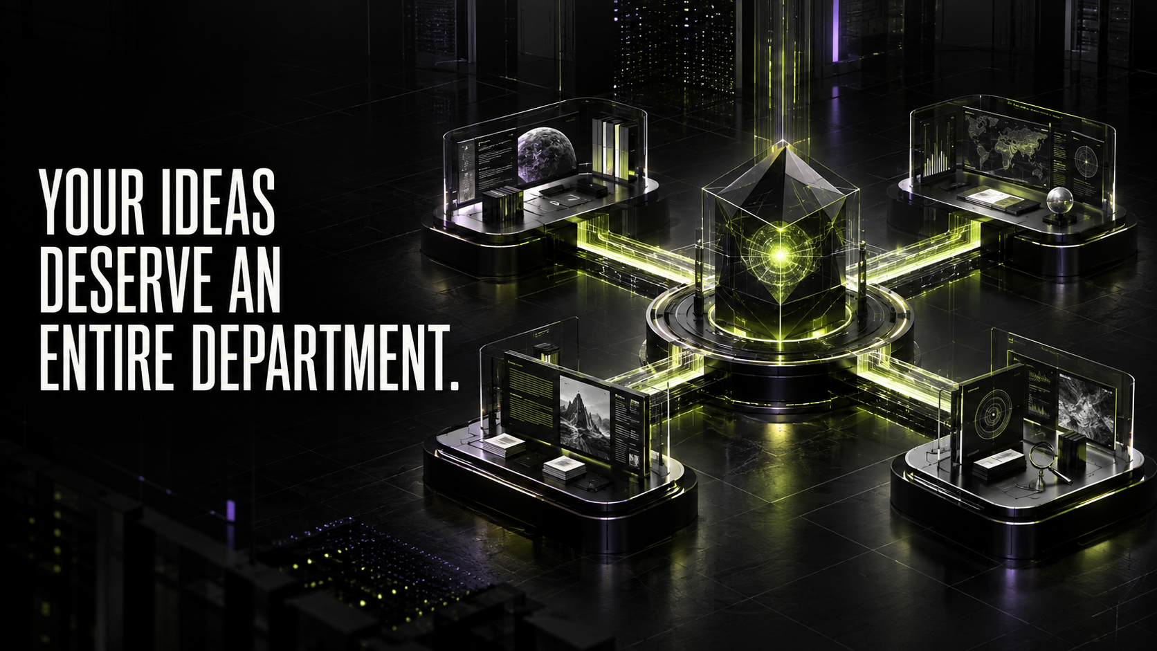 A private autonomous content department designed for a company